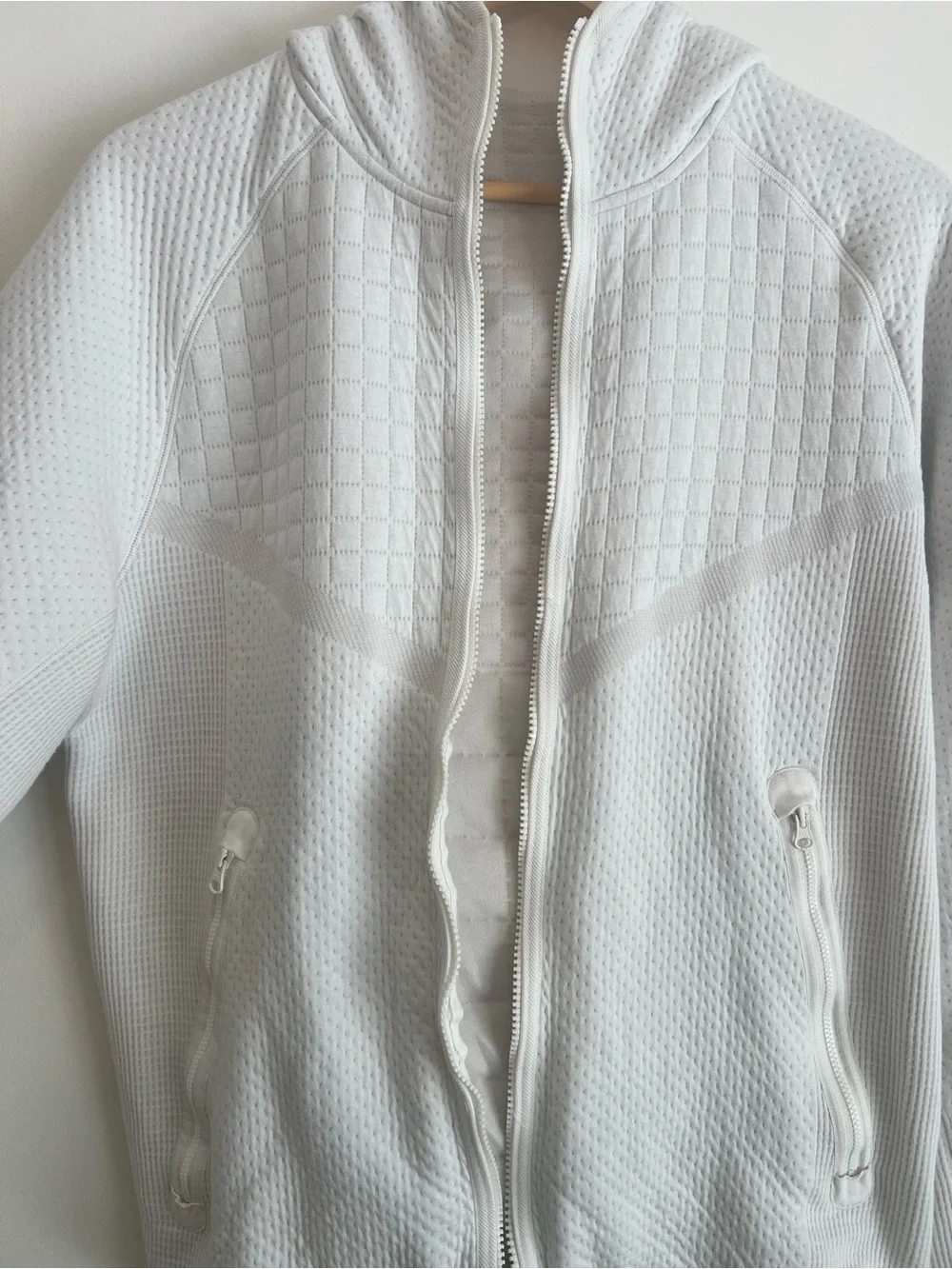 Nike Tech Pack Therma-FIT ADV White Grid Full-Zip Hoodie - Size M